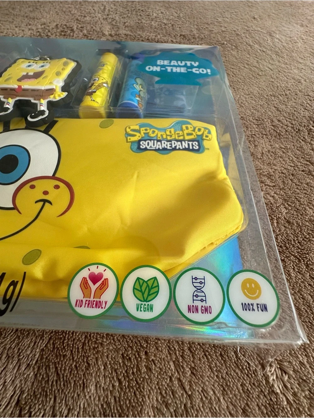 SpongeBob SquarePants Kids' Yellow Cosmetic Set